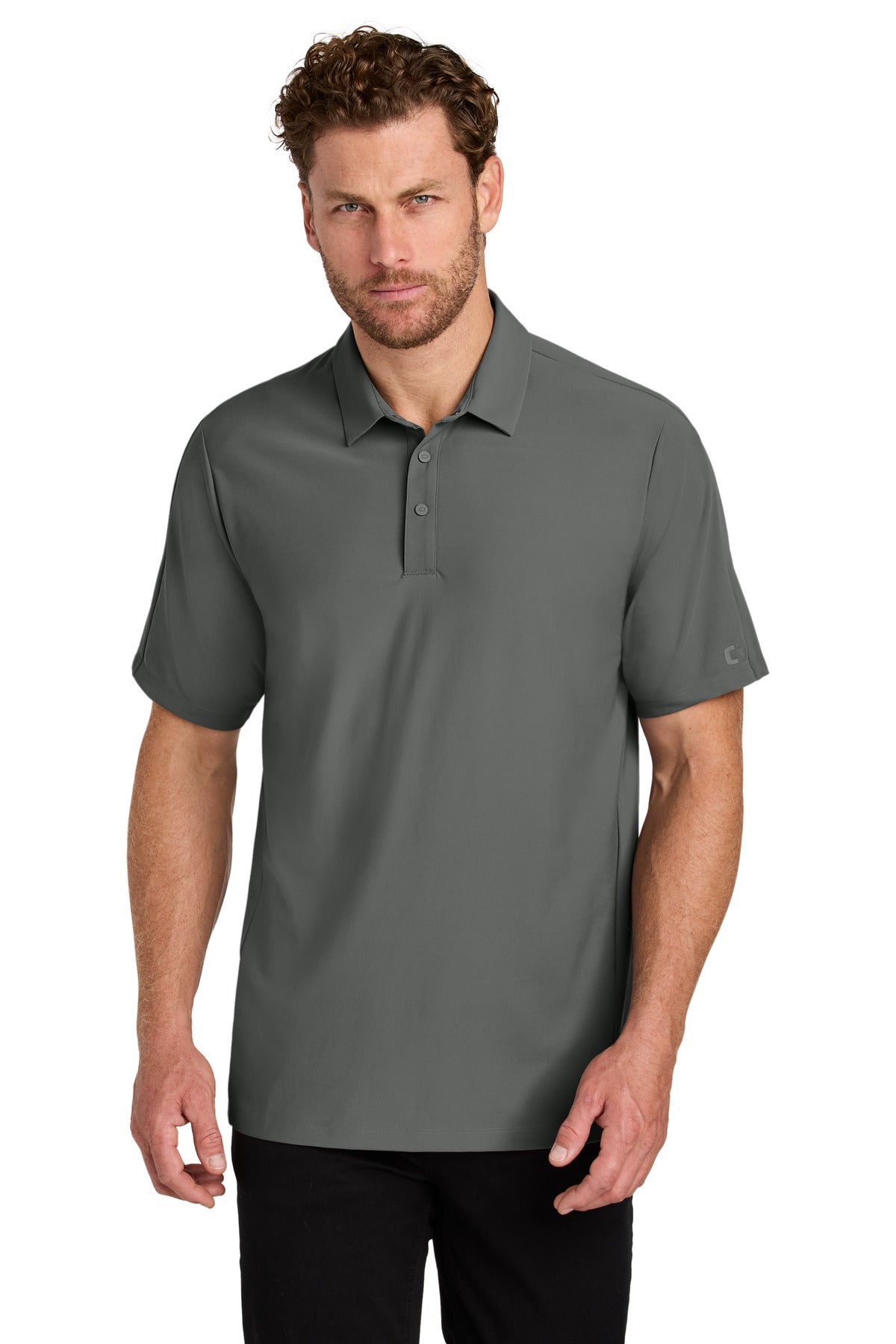 OGIO Envision Polo - Rogue Grey - front