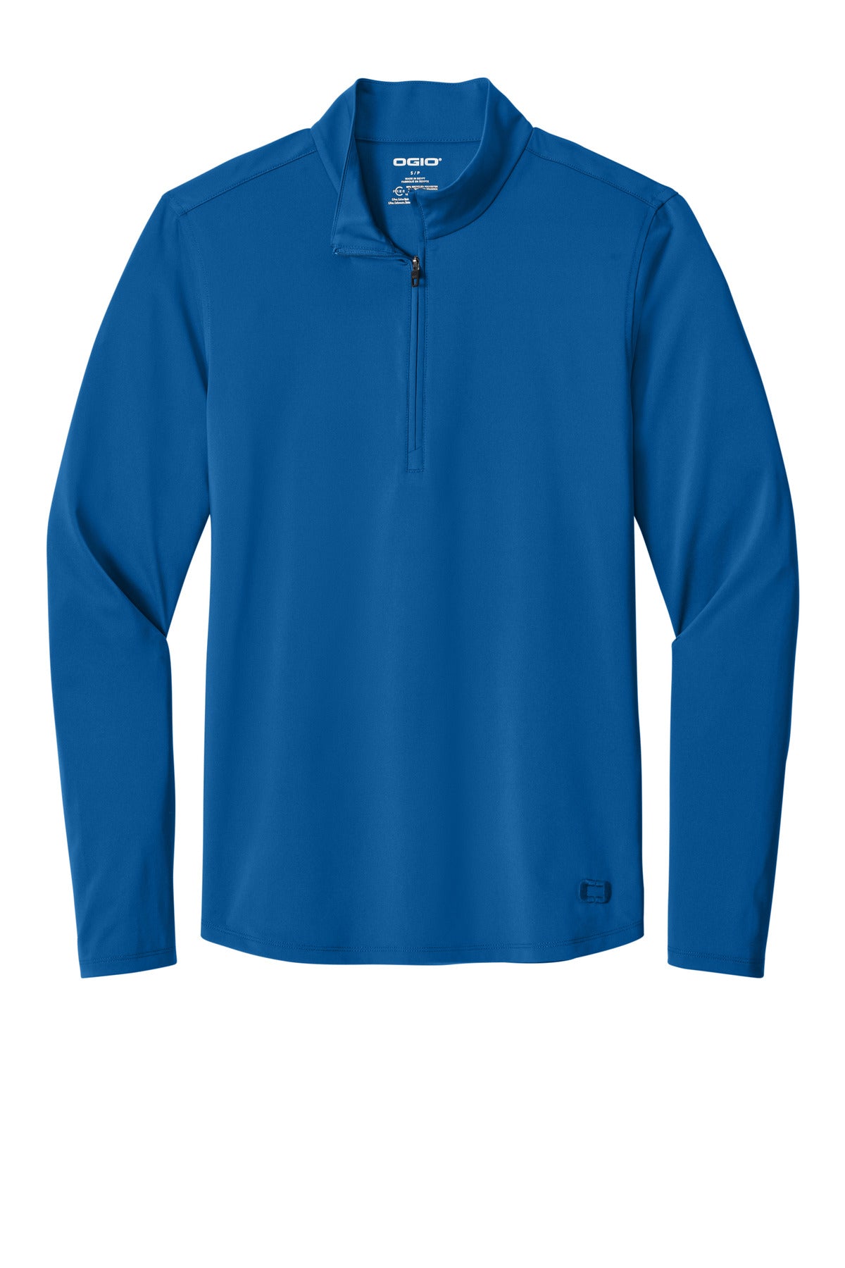 OGIO Regain 1/4-Zip - Cobalt Blue - flat front