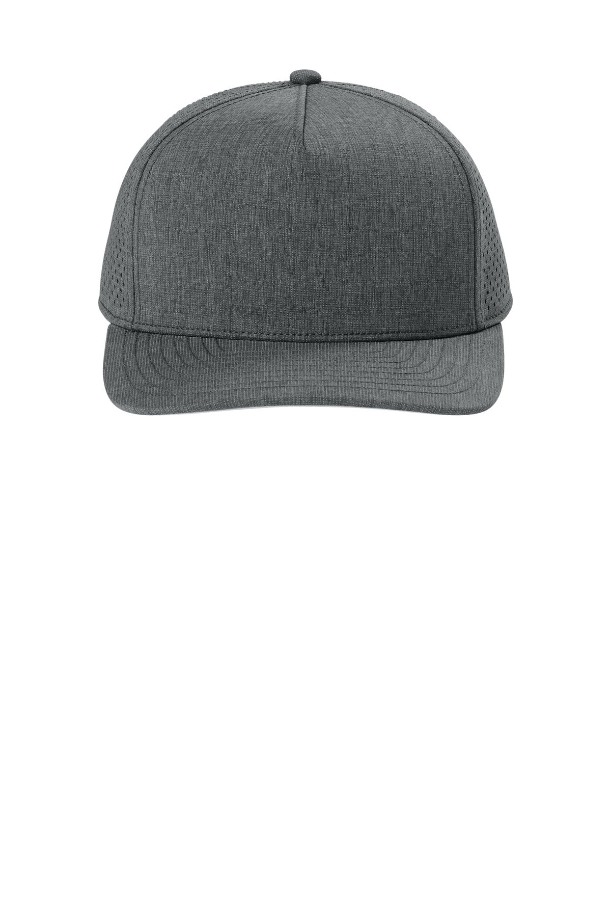 OGIO 5-Panel Performance Cap - Heather Gear Grey - flat front