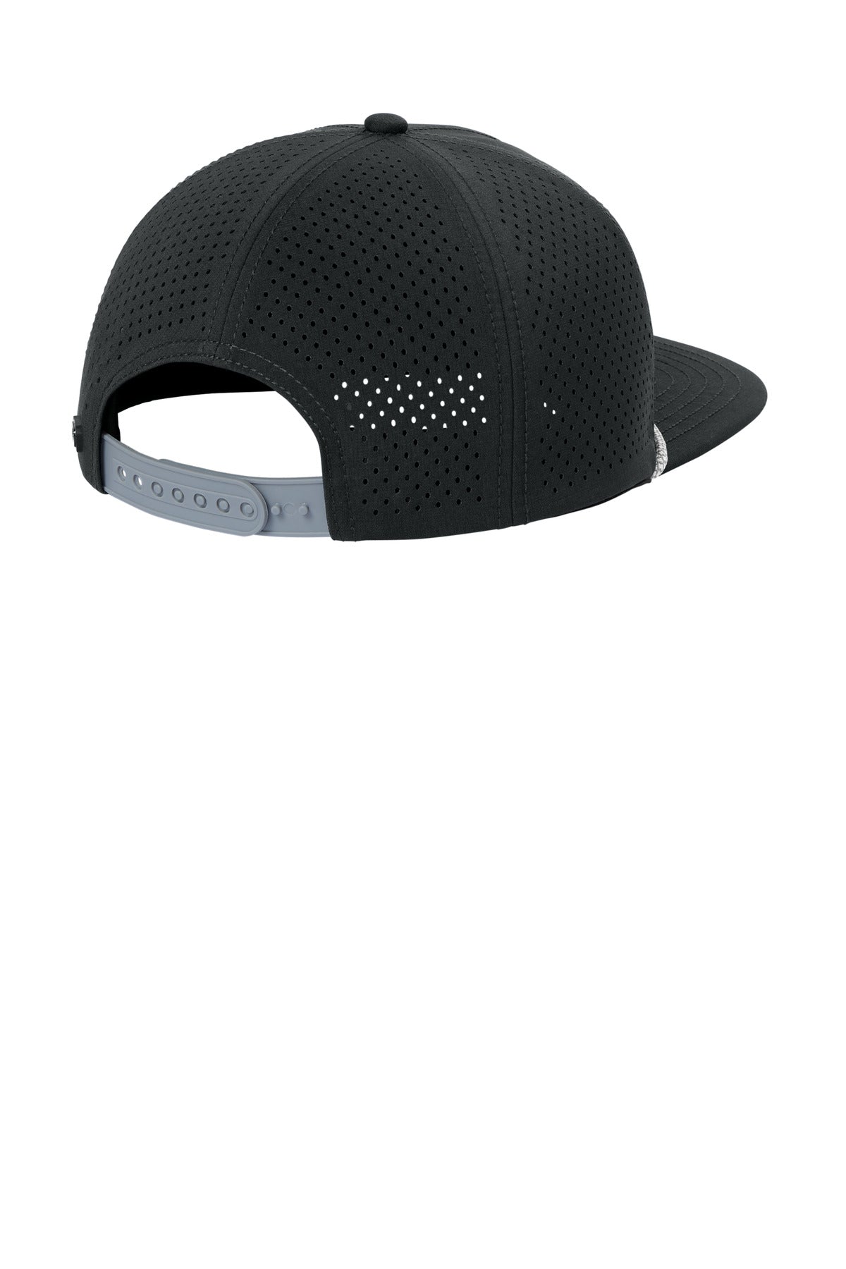 OGIO 5-Panel Rope Performance Cap - Blacktop - flat back