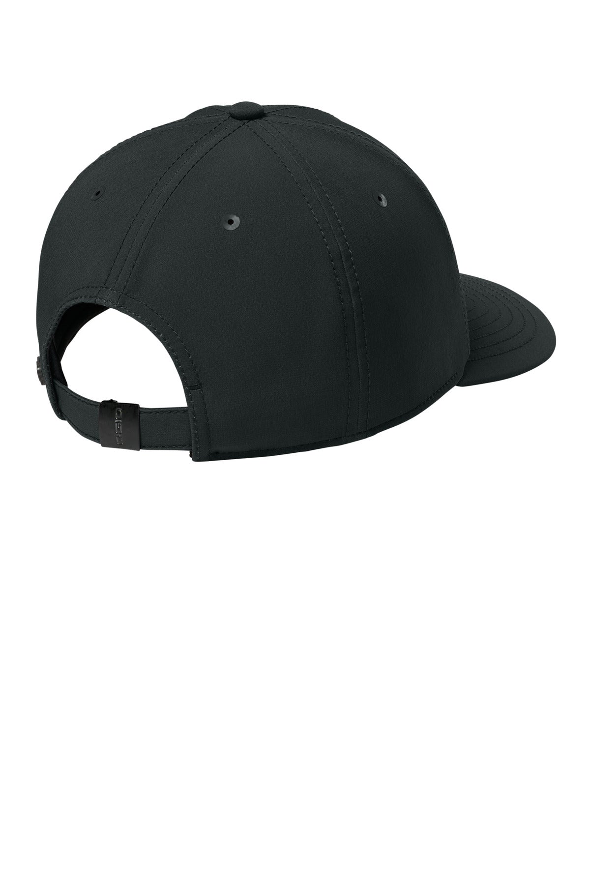 OGIO Kinetic Unstructured Adjustable Cap - Blacktop - flat back