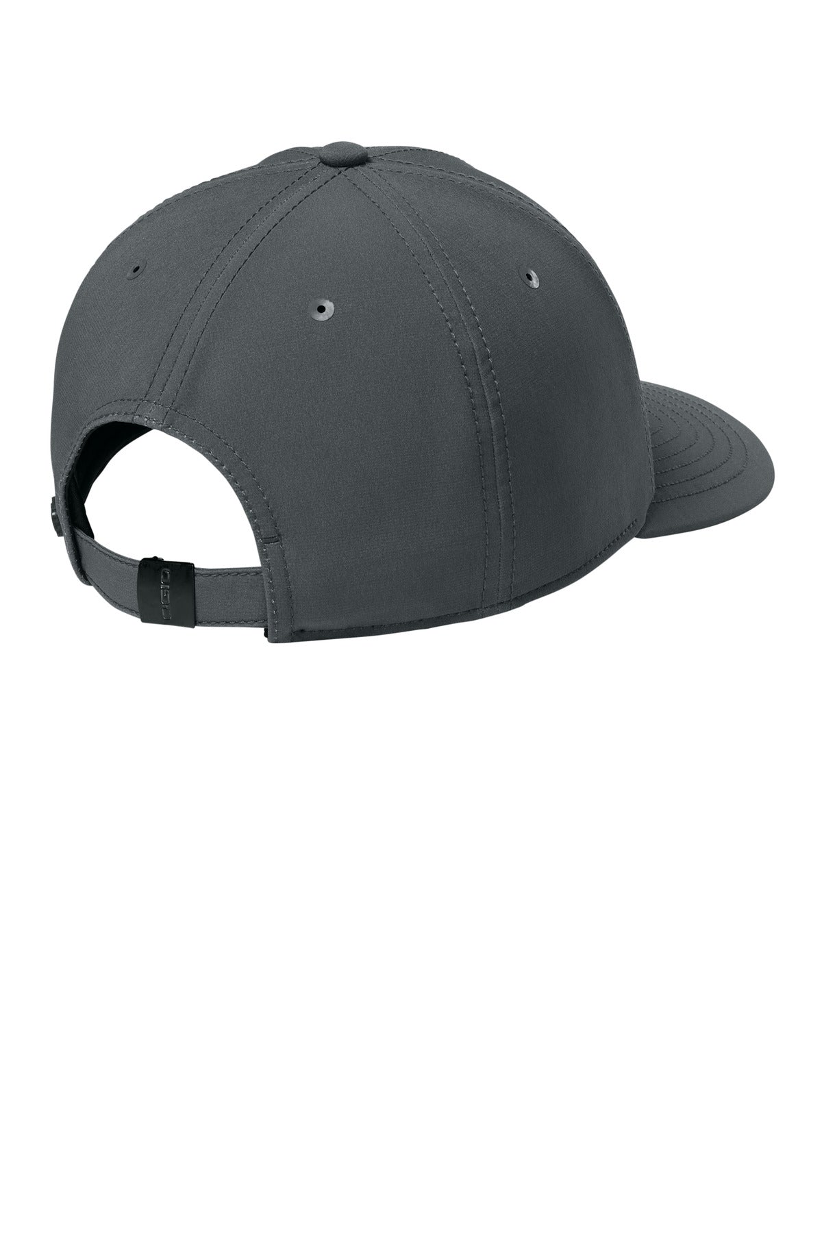 OGIO Kinetic Unstructured Adjustable Cap - Gear Grey - flat back