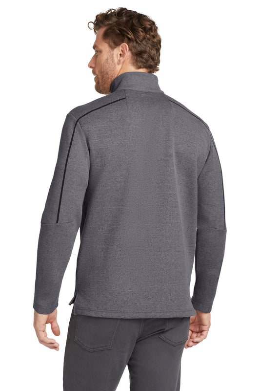 OGIO Transition 1/4-Zip - Blacktop Heather - back