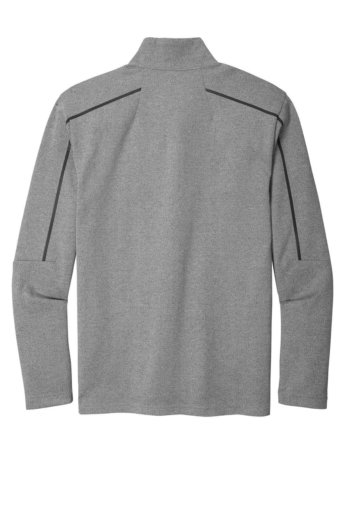 OGIO Transition 1/4-Zip - Petrol Grey Heather - flat back