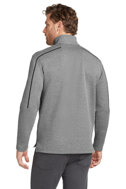 OGIO Transition 1/4-Zip - Petrol Grey Heather - back