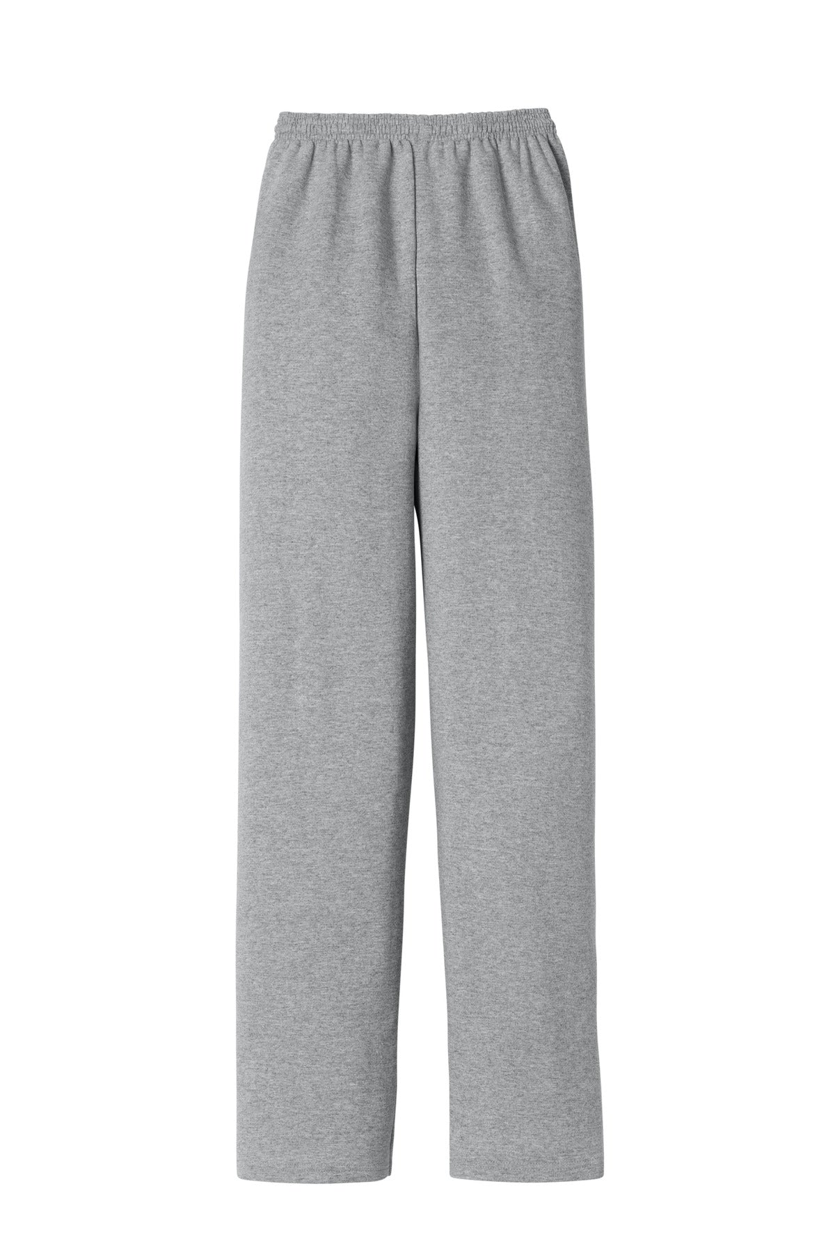 Champion Powerblend Open Bottom Sweatpant - Light Steel - flat back
