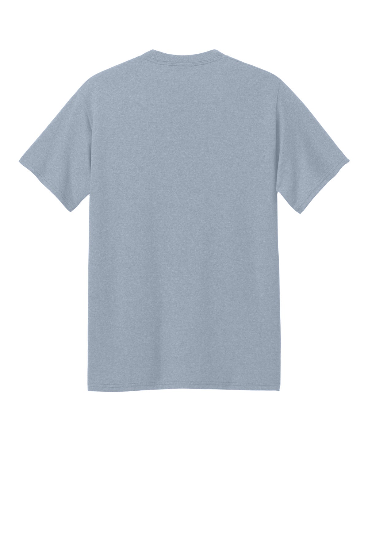 Port & Company Core Blend Recycled Tee - Athletic Heather - flat back