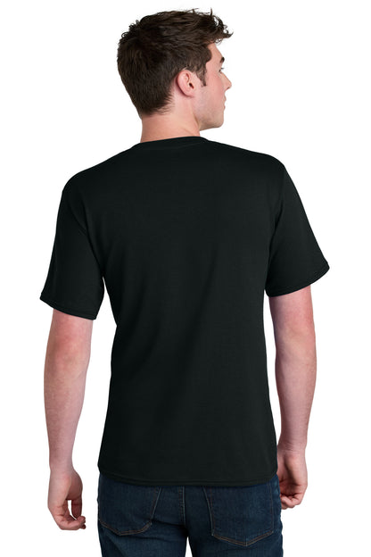 Port & Company Core Blend Recycled Tee - Jet Black - back