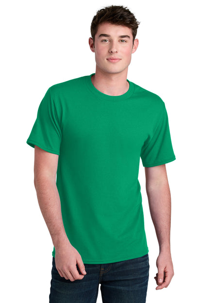 Port & Company Core Blend Recycled Tee - Kelly - front