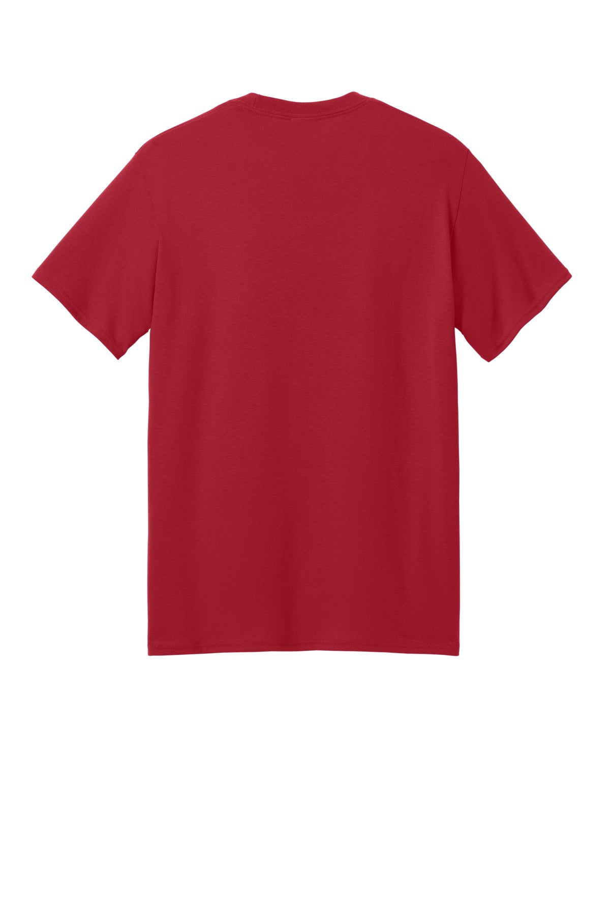 Port & Company Core Blend Recycled Tee - Red - flat back
