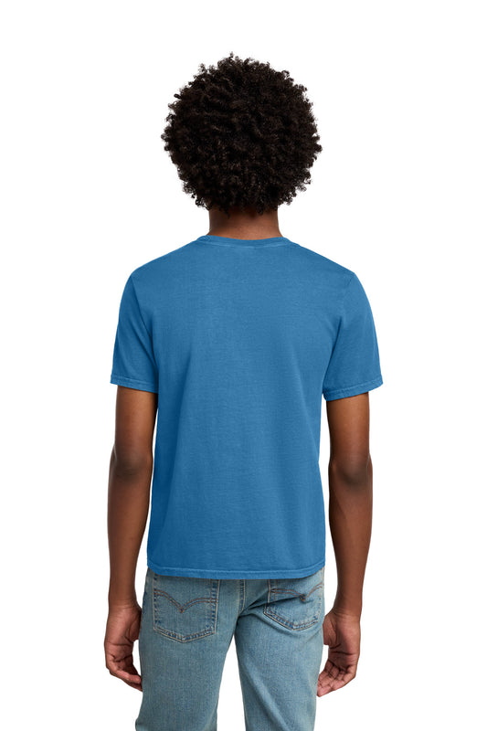 Port & Company Youth Beach Wash Garment-Dyed Tee - Blue Moon - back