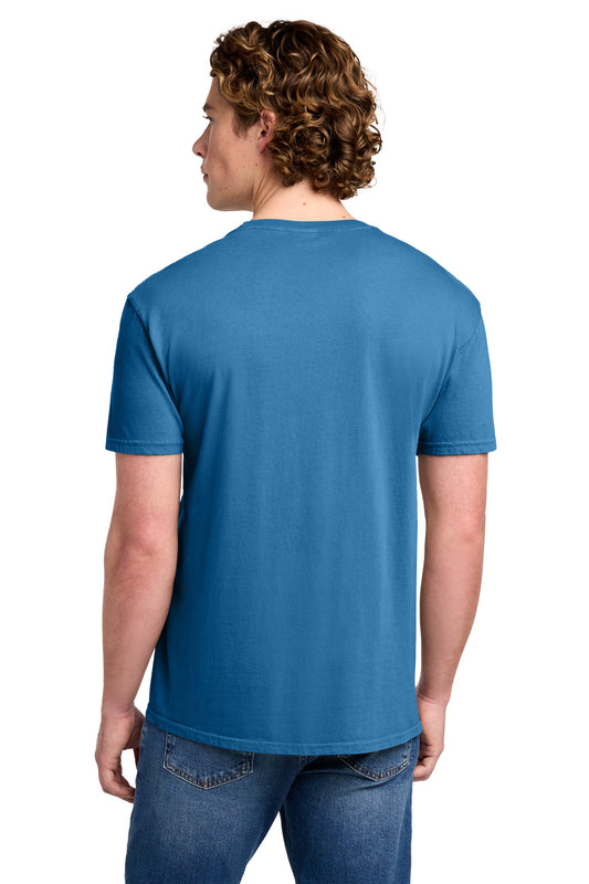Port & Company Beach Wash Garment-Dyed Tee - Blue Moon - back