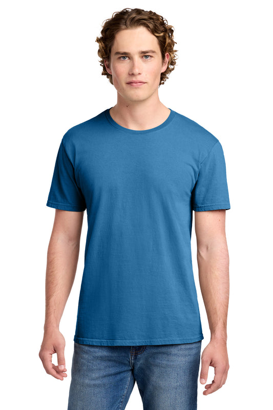 Port & Company Beach Wash Garment-Dyed Tee - Blue Moon - front