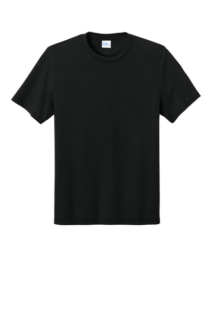 Port & Company Tri-Blend Tee - Black - flat front