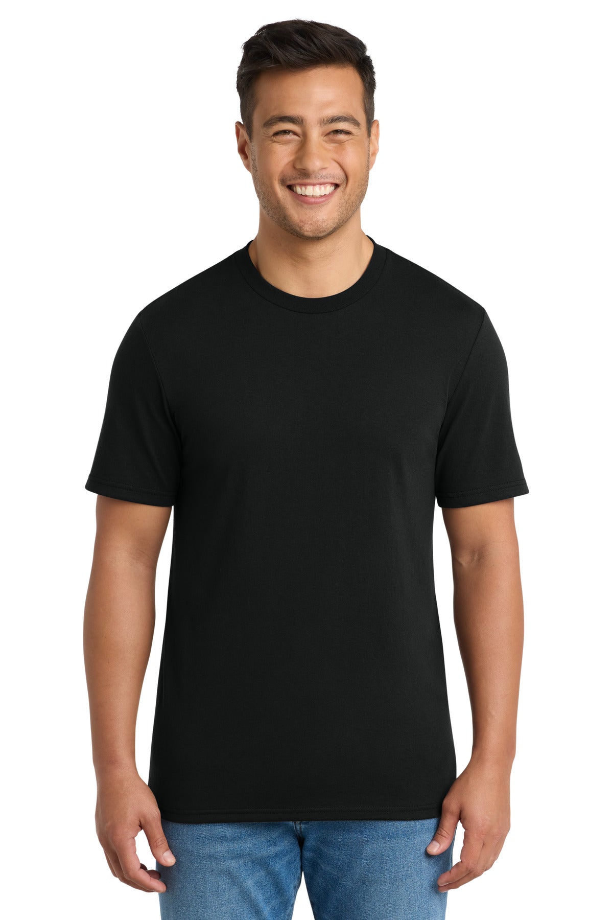 Port & Company Tri-Blend Tee - Black - front