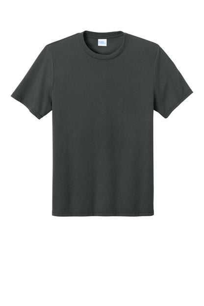 Port & Company Tri-Blend Tee - Coal Grey - flat front