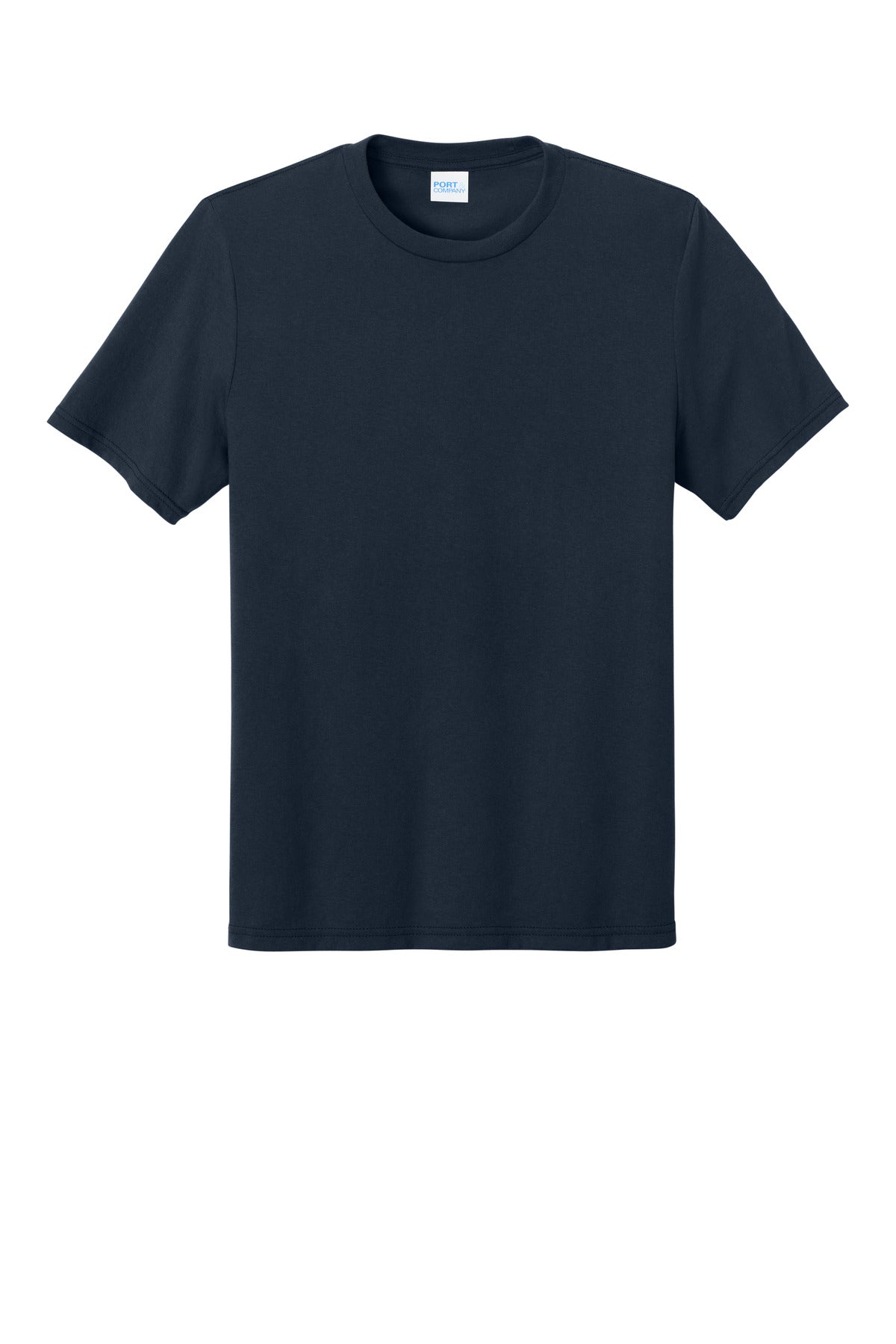 Port & Company Tri-Blend Tee - Deep Navy - flat front