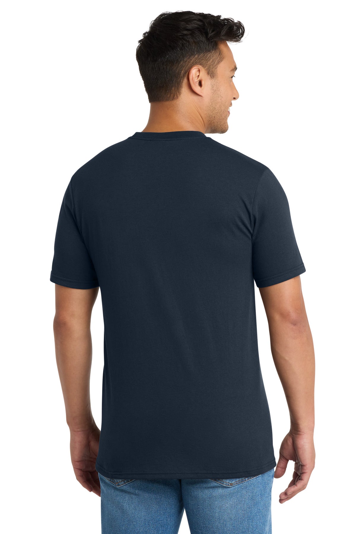 Port & Company Tri-Blend Tee - Deep Navy - back
