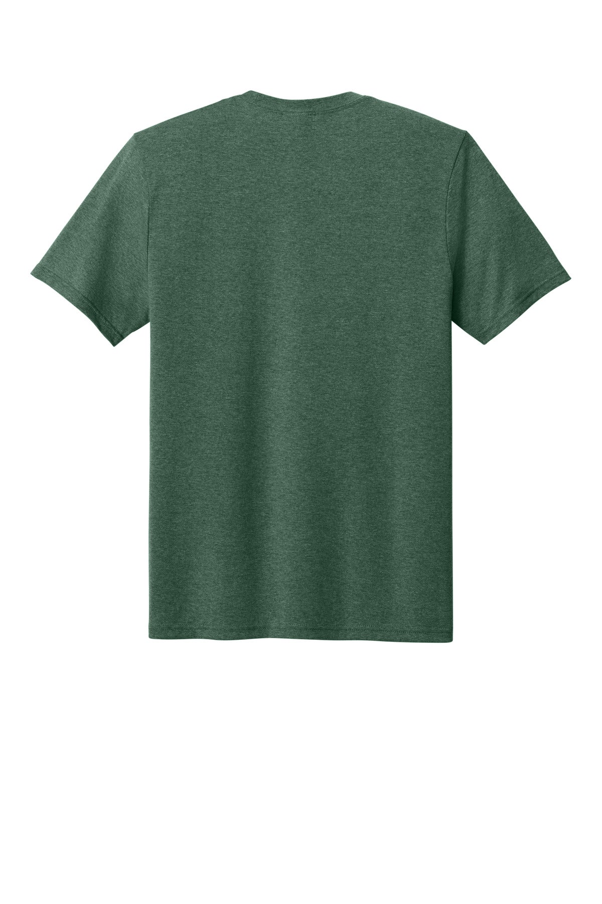 Port & Company Tri-Blend Tee - Forest Green Heather - flat back