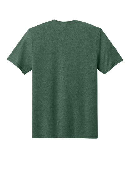 Port & Company Tri-Blend Tee - Forest Green Heather - flat back