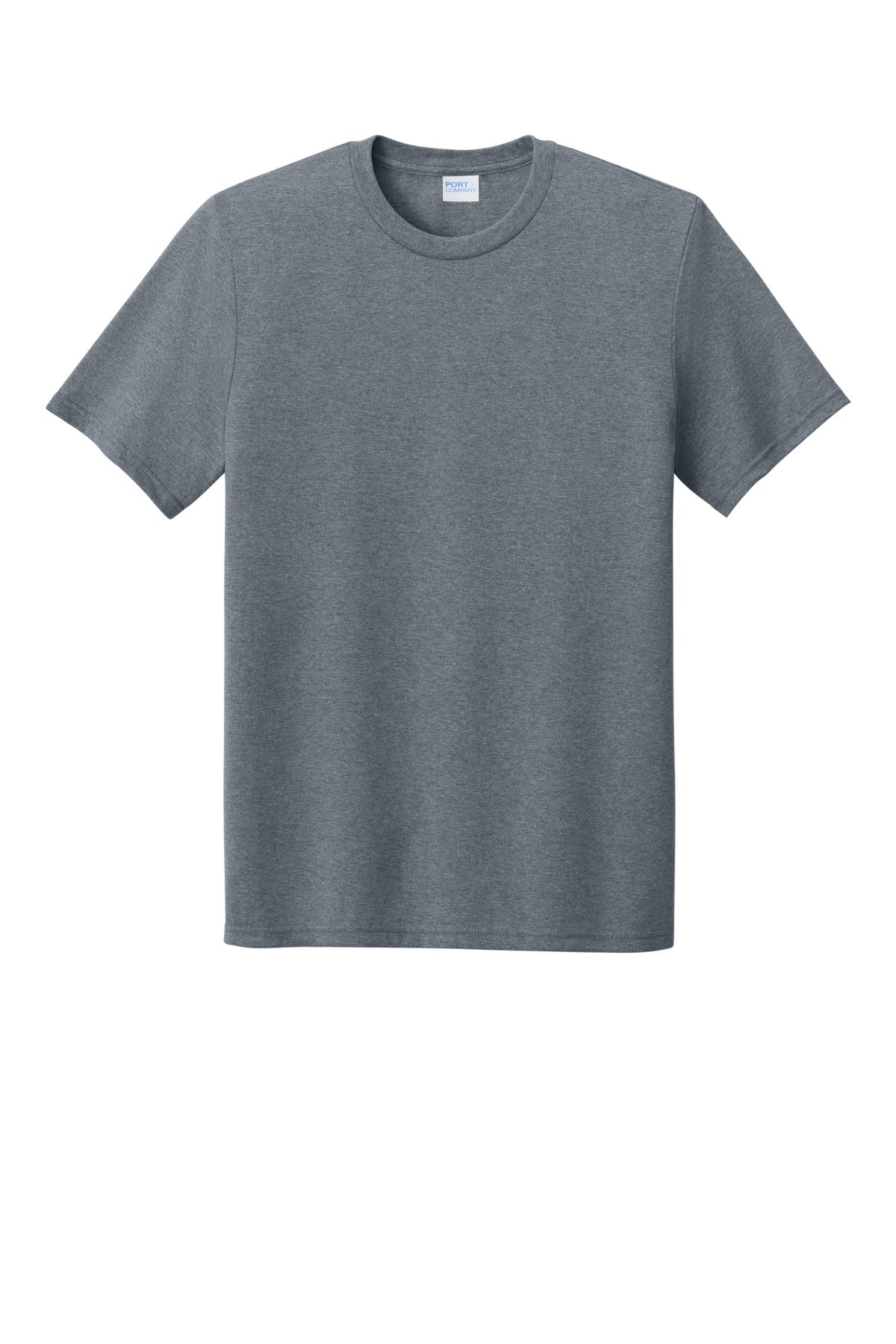 Port & Company Tri-Blend Tee - Graphite Heather - flat front