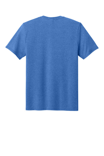 Port & Company Tri-Blend Tee - Heather Royal - flat back