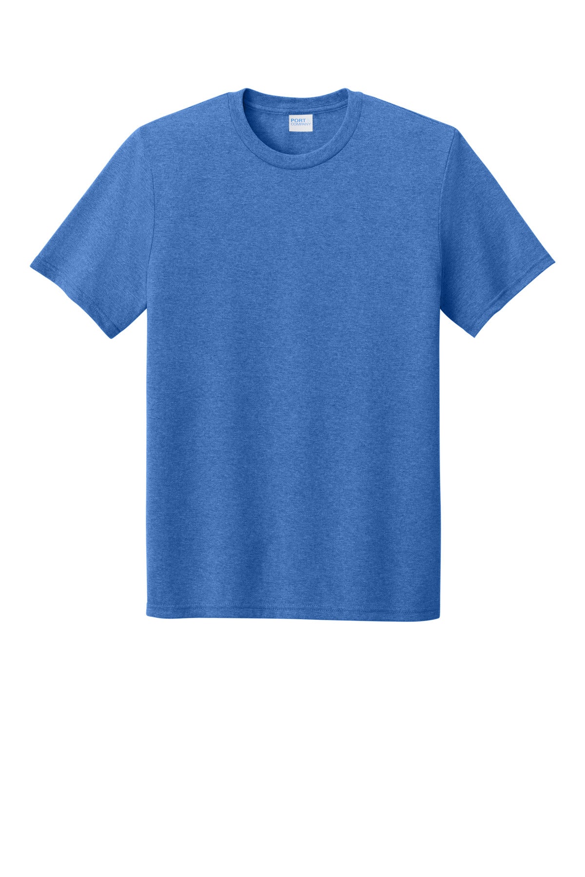 Port & Company Tri-Blend Tee - Heather Royal - flat front