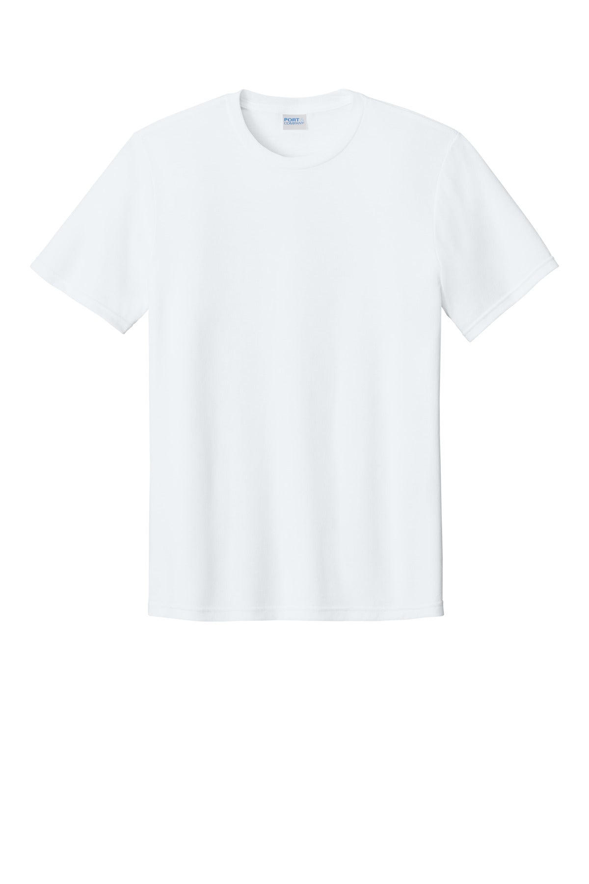 Port & Company Tri-Blend Tee - White - flat front