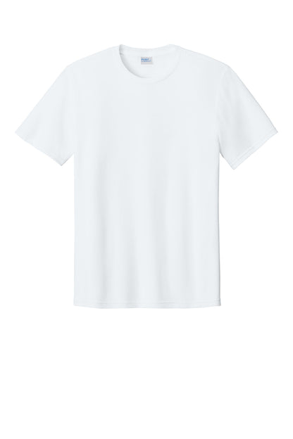 Port & Company Tri-Blend Tee - White - flat front