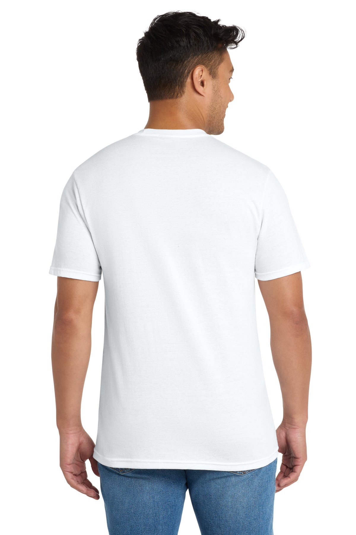 Port & Company Tri-Blend Tee - White - back