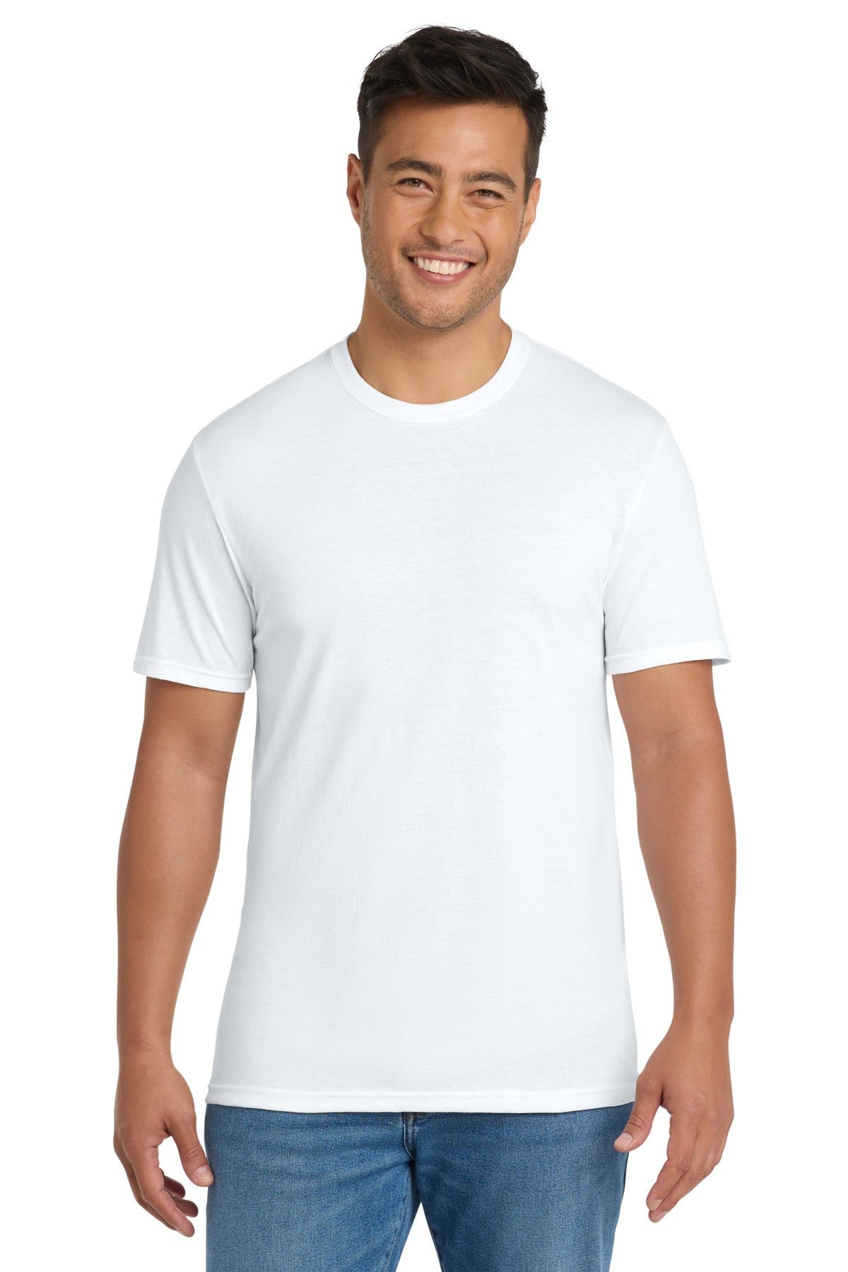 Port & Company Tri-Blend Tee - White - front
