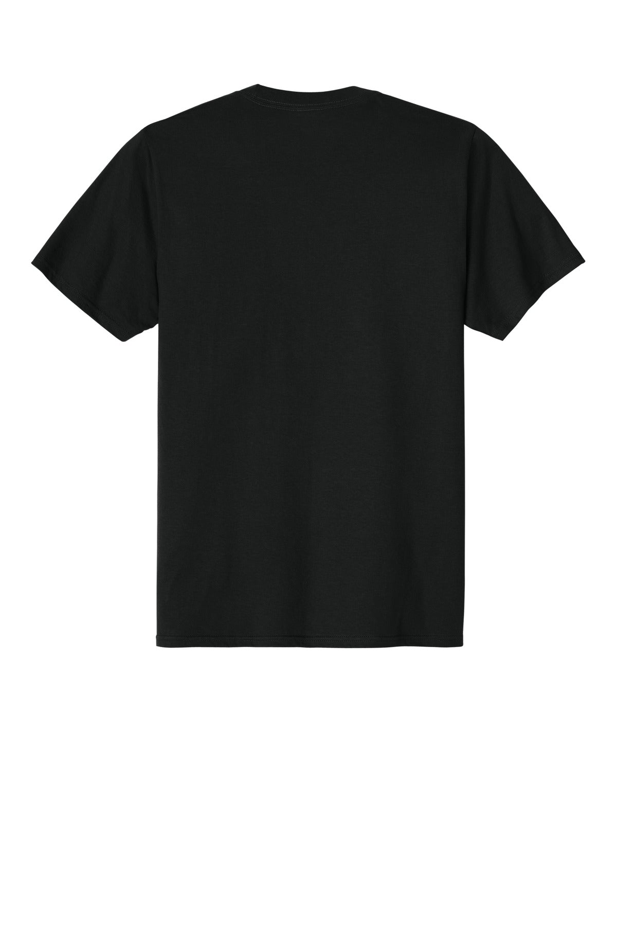 Port & Company CVC Tee - Black - flat back