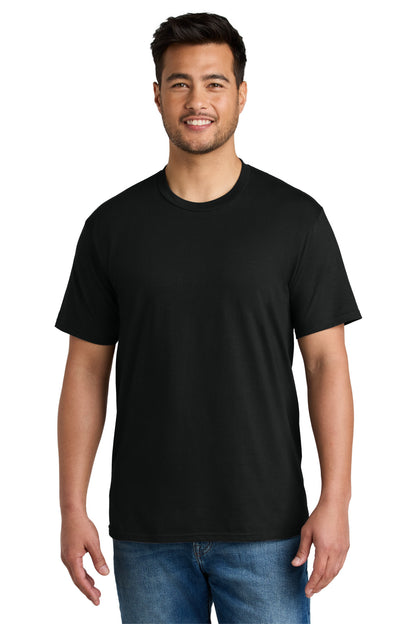 Port & Company CVC Tee - Black - front