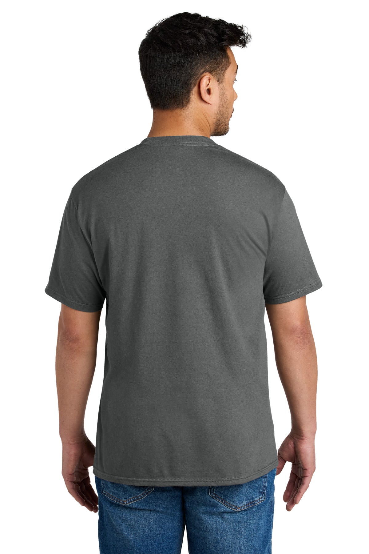 Port & Company CVC Tee - Charcoal - back