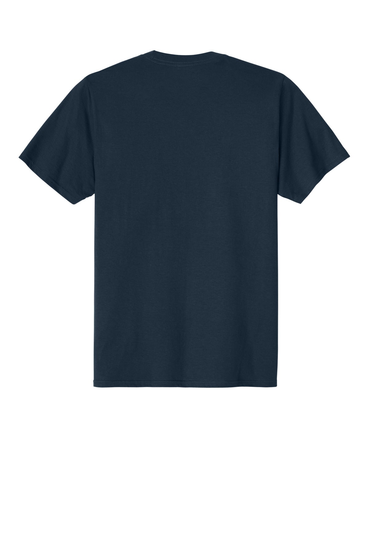 Port & Company CVC Tee - Deep Navy - flat back