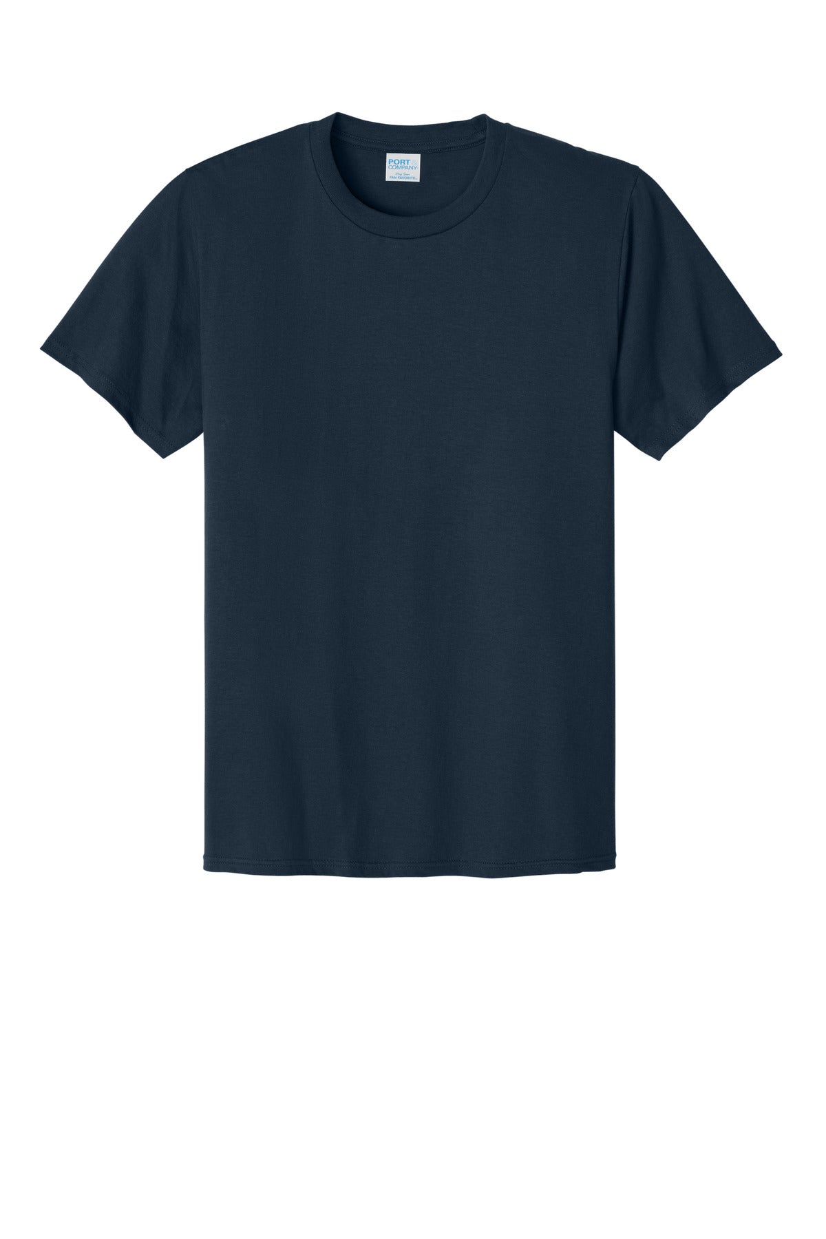 Port & Company CVC Tee - Deep Navy - flat front