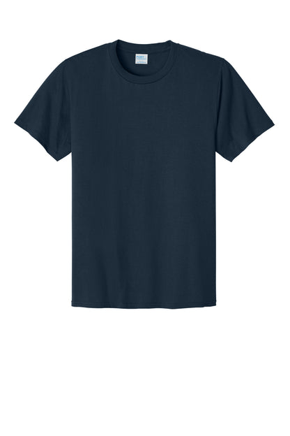 Port & Company CVC Tee - Deep Navy - flat front