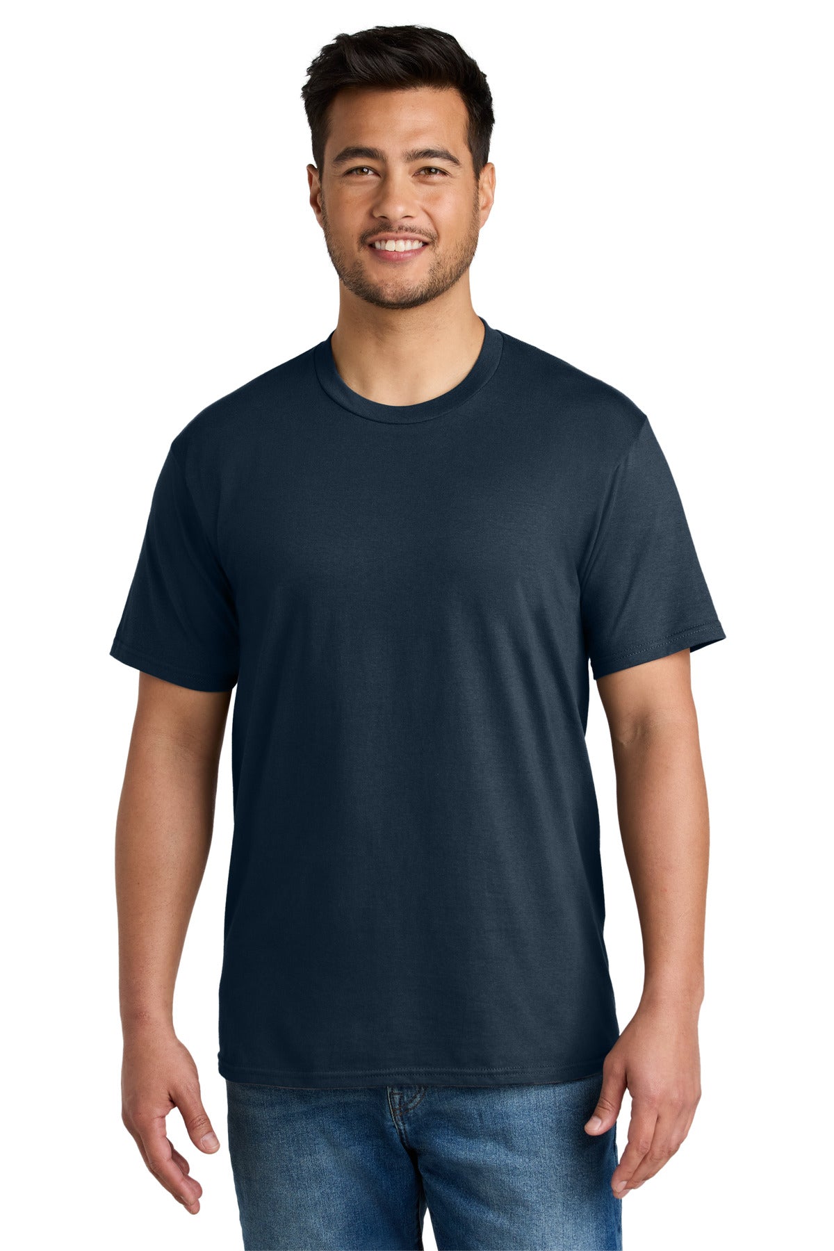 Port & Company CVC Tee - Deep Navy - front