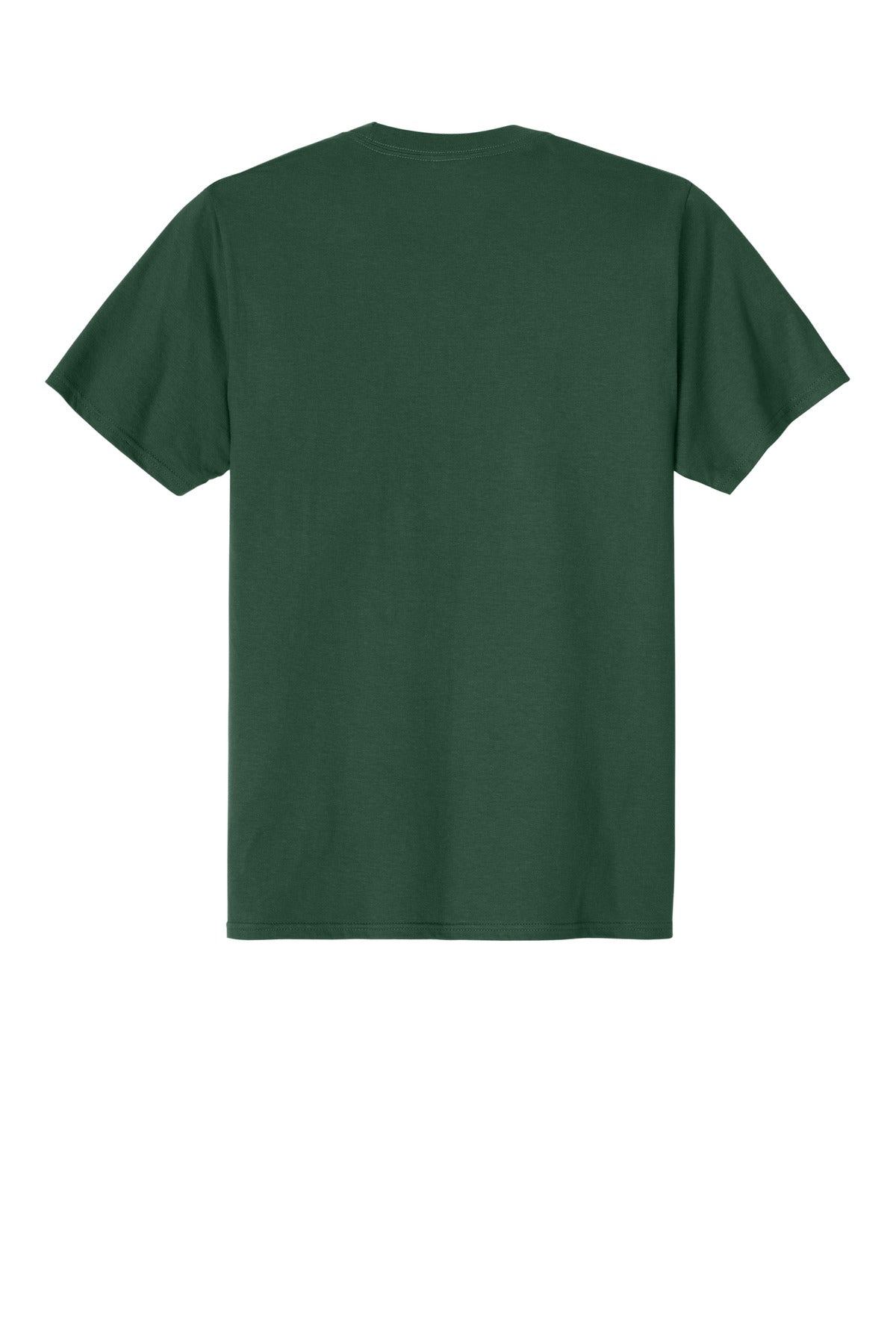 Port & Company CVC Tee - Forest Green - flat back