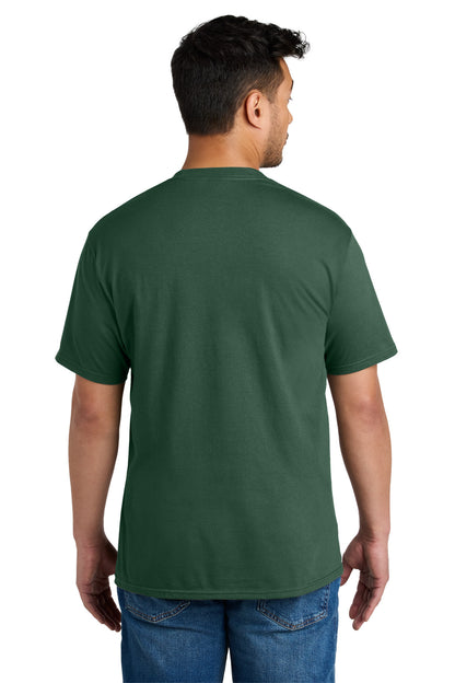 Port & Company CVC Tee - Forest Green - back