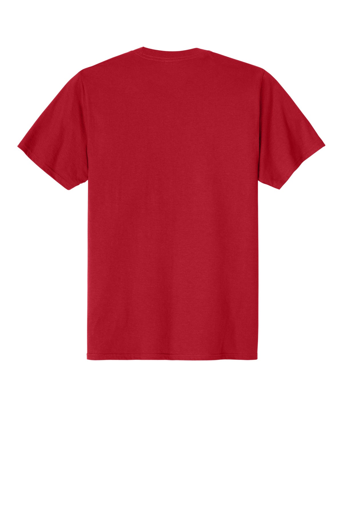 Port & Company CVC Tee - Red - flat back