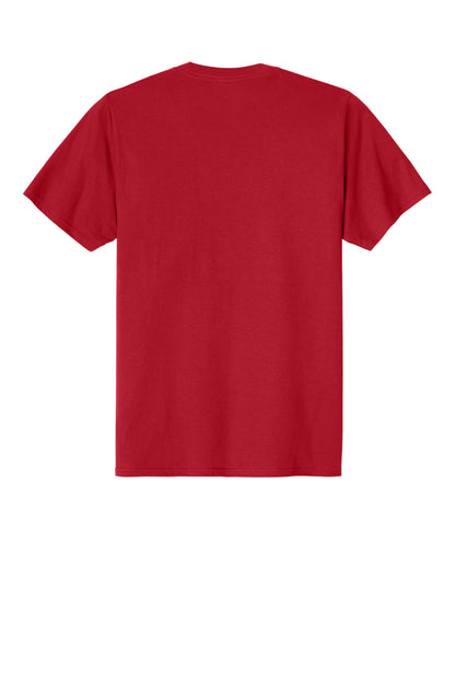 Port & Company CVC Tee - Red - flat back