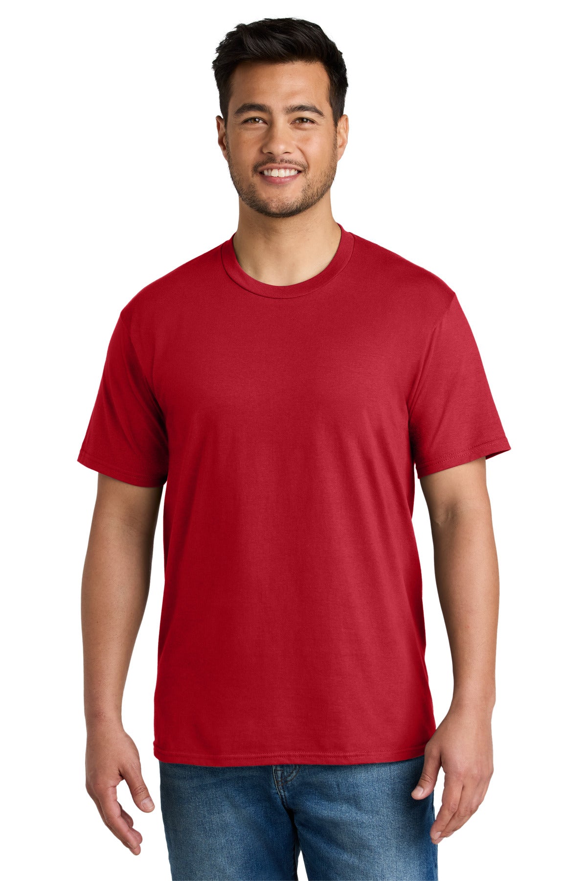 Port & Company CVC Tee - Red - front