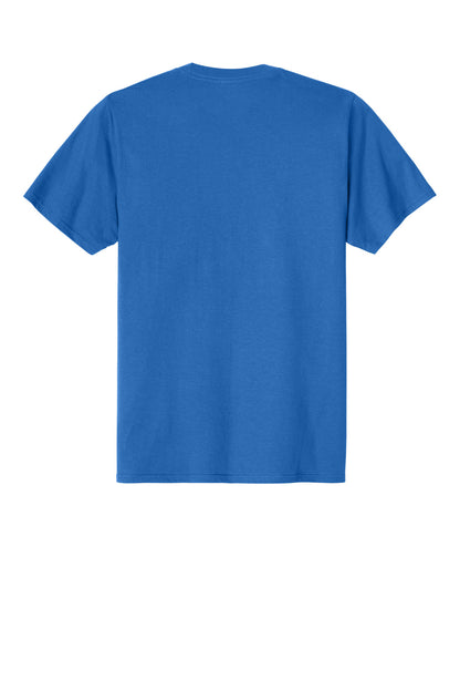 Port & Company CVC Tee - Royal - flat back