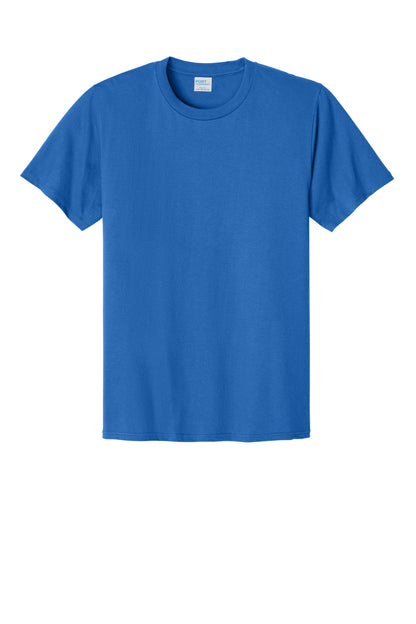 Port & Company CVC Tee - Royal - flat front