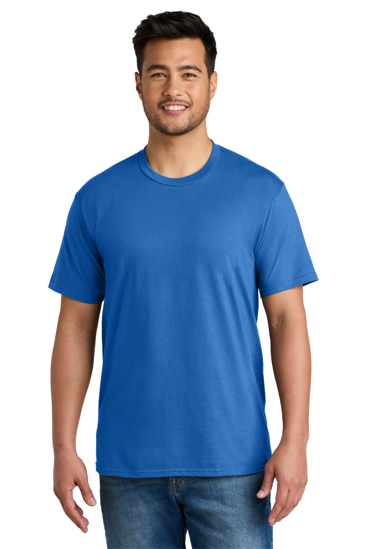 Port & Company CVC Tee - Royal - front