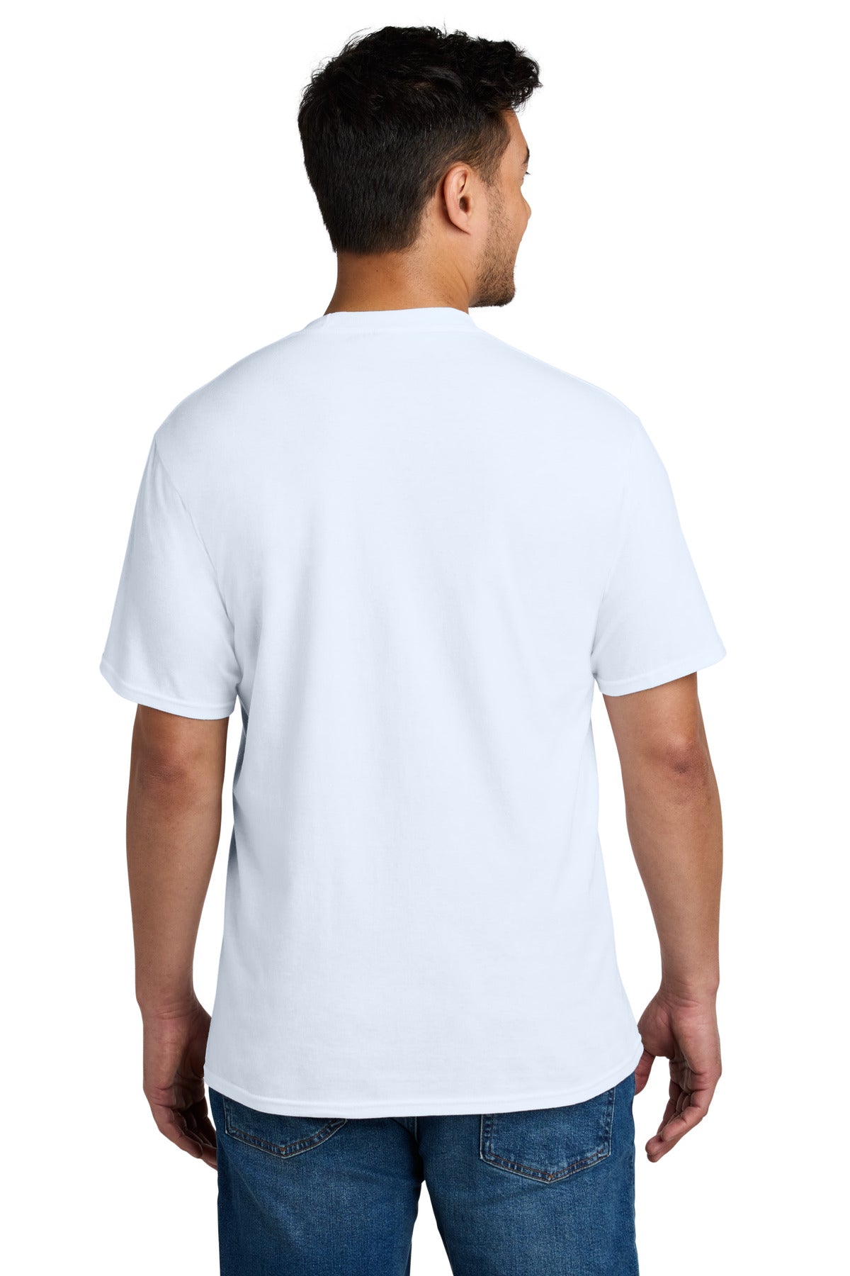 Port & Company CVC Tee - White - back