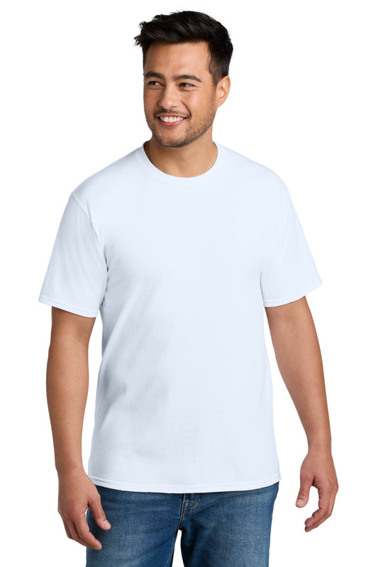 Port & Company CVC Tee - White - front