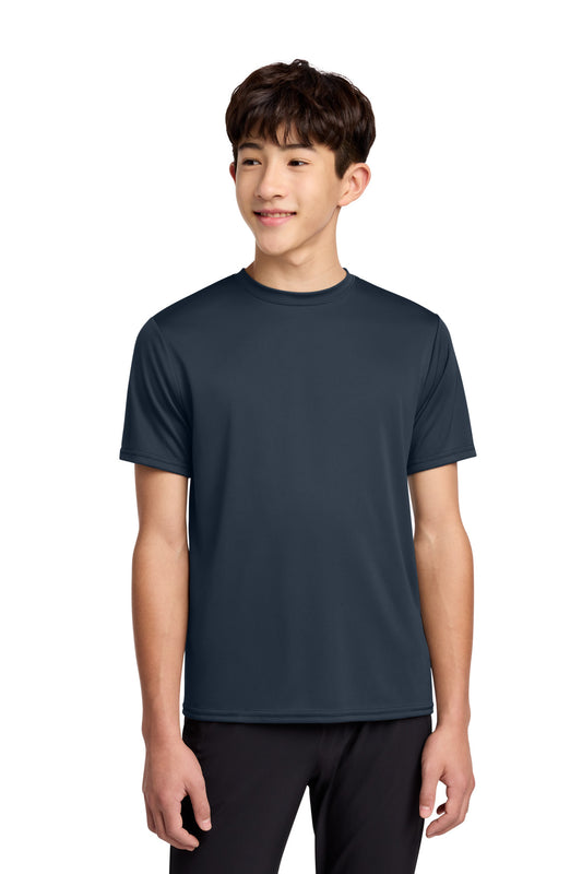 Port & Company Youth Performance Tee - Deep Navy - front
