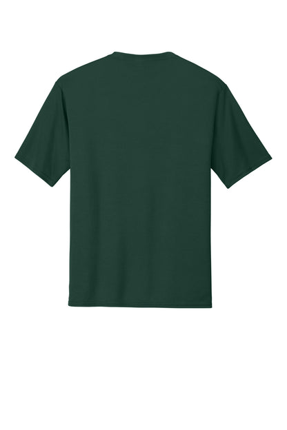 Port & Company Performance Tee - Dark Green - flat back